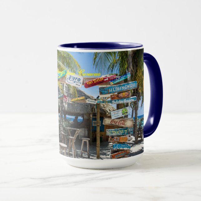 Caneca Praia de Curaçao (Frente Esquerda)