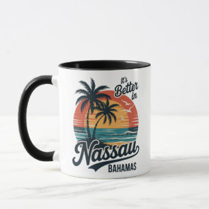 Caneca Praia de Nassau Bahamas Verão
