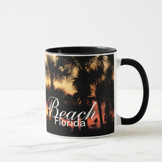 Caneca Praia de Seagrove, Florida - por do sol e (Direita)