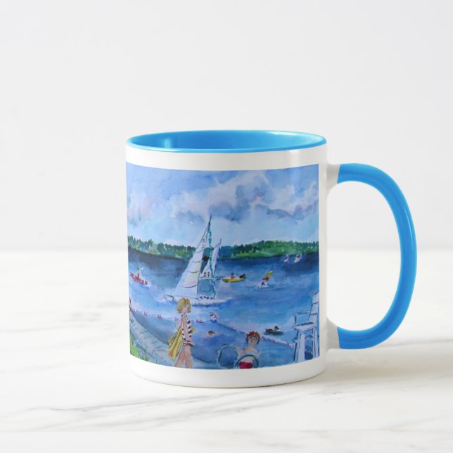 Caneca praia do clube da faculdade (Direita)