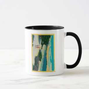 Caneca Praia do oceano em Carmel, CACarmel, CA