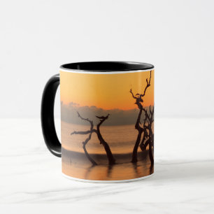 Caneca Praia Driftwood ao Nascer do Sol Ilha Jekyll Geórg