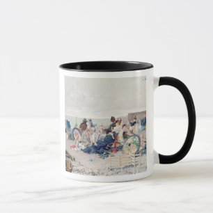 Caneca Praia em Yport, 1878 (óleo em canvas)