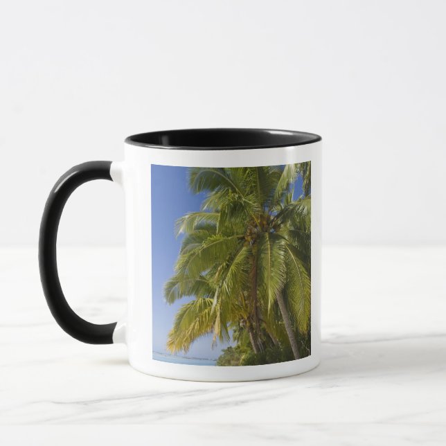 Caneca Praia na ilha One Foot, Aitutaki, Ilhas Cook (Esquerda)