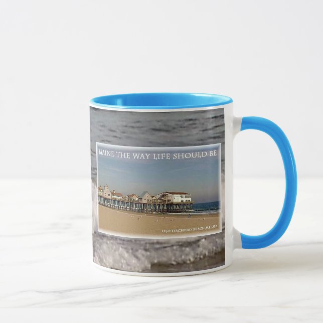 Caneca Praia Old Orchard, Maine (Direita)
