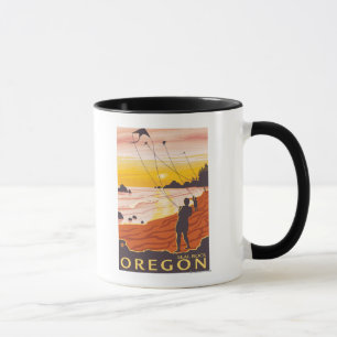 Caneca Praia & papagaios - rocha do selo, Oregon