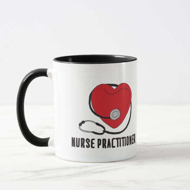 Caneca Praticante de Enfermeiros NP Nurse Desenho de Arte (Esquerda)