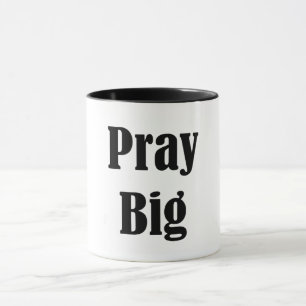 Caneca Pray o copo grande de