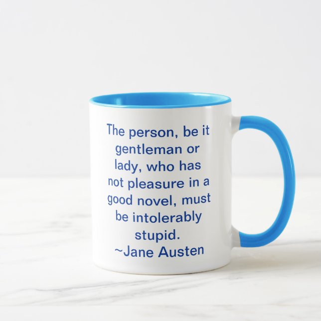 Caneca Prazer não tido em uma boa novela (Direita)