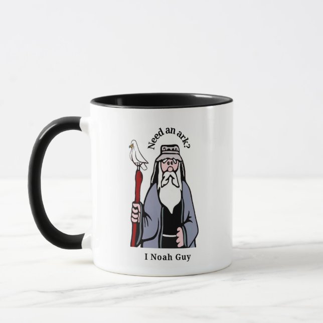 Caneca "Precisa de uma arca? I Noah cara" Pai piada (Esquerda)