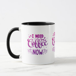 Caneca Preciso De Café Agora Mug | Mug de café cerâmico p