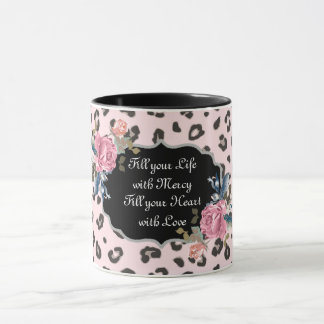 Caneca Preencha sua vida com o Compaixão Animal Print Mug