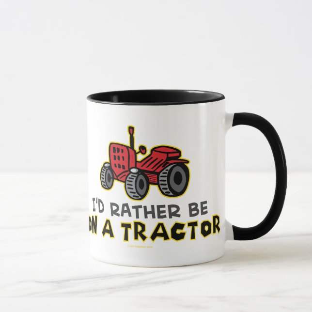 Caneca Preferencialmentes Em Um Trator (Direita)