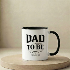 Caneca Pregnancy Announcement Gift Dad To Be Mug