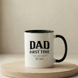 Caneca Pregnancy Announcement Gift First Time Dad