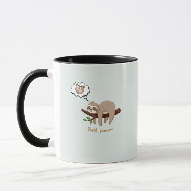Caneca Preguiça – Presente Divertido para Dias Rel (Esquerda)