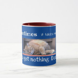 Caneca Preguiçoso Laranja Tabby Cat Mug