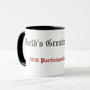 Caneca Prêmio de Participação do Pai Mais Engraçado do Mu