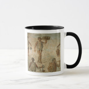 Caneca Preparações para um banquete, fragmento do