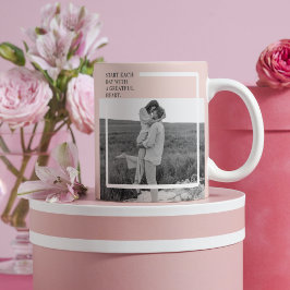 Caneca Presente Adorável da Família Rosa Pastel Foto Mode