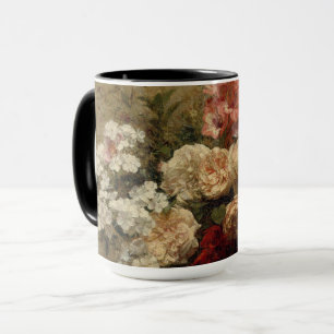 Caneca Presente Antiquado de Pintura Floral