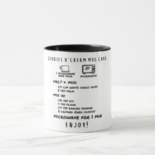 Caneca Presente/Biscoito Perfeito E Receita De Bolo De Mu