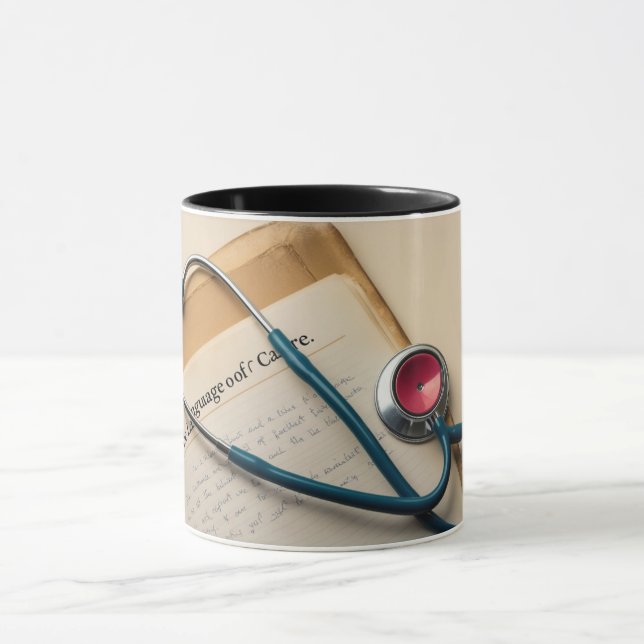 Caneca Presente da compaixão: Mug "A Linguagem de Cuidado (Centro)