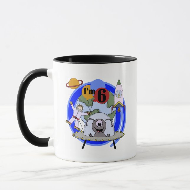 Caneca Presente de 6º Aniversário do Espaço Sideral Camis (Esquerda)
