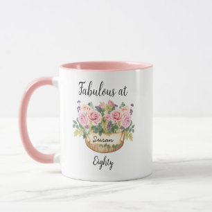 Caneca Presente de 80º Aniversário para Mulheres, Persona