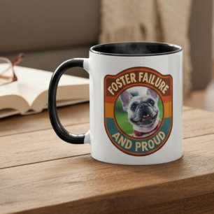 Caneca Presente de Adoção de Cachorro Resgatado com Orgul