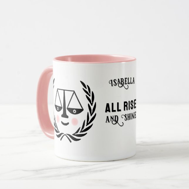 Caneca Presente de Advogado Personalizado (Frente Esquerda)