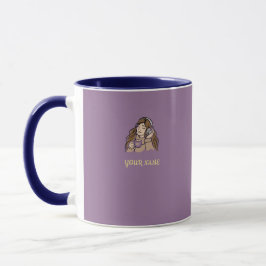 Caneca Presente de Afirmação de Auto Cuidado Personalizad