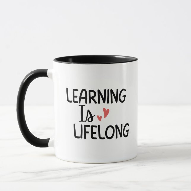 Caneca Presente de Agradecimento para Professores 'Aprend (Esquerda)