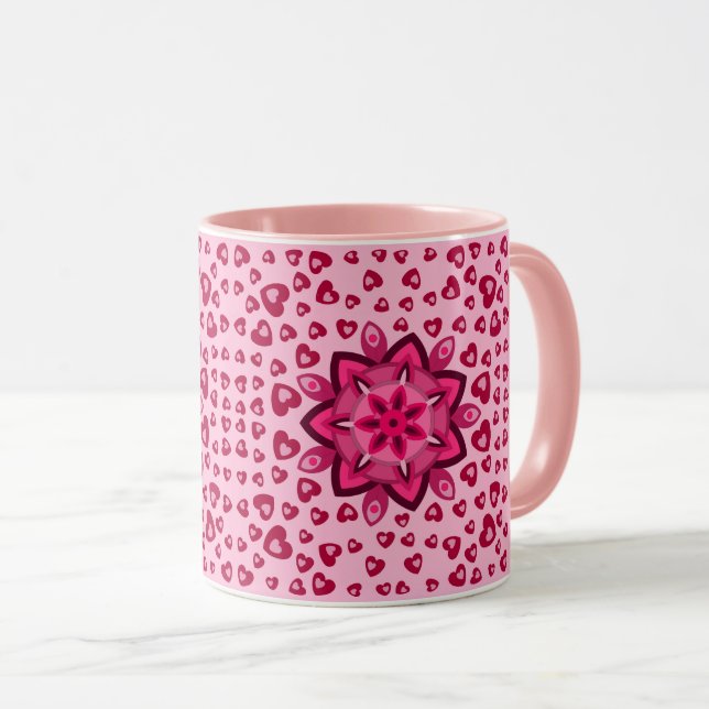 CANECA PRESENTE DE AMOR PARA AMIGO, MULHER NAMORADA MUG (Frente Esquerda)