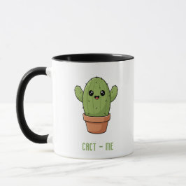Caneca Presente de Aniversário de Casal de Cactus Engraça
