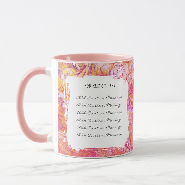 Caneca Presente de Aniversário de Casamento com Texto Per (Esquerda)
