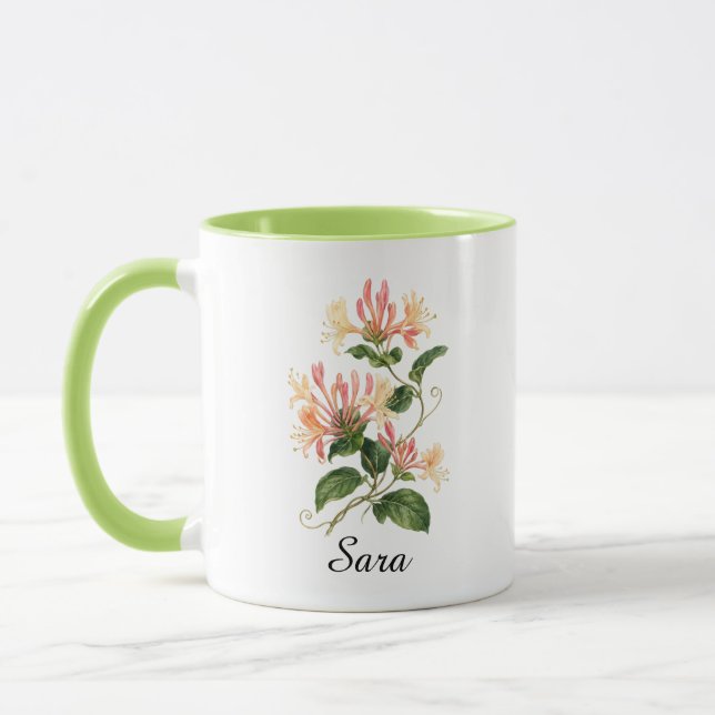 Caneca Presente de Aniversário de Maio Lírio do Vale (Esquerda)