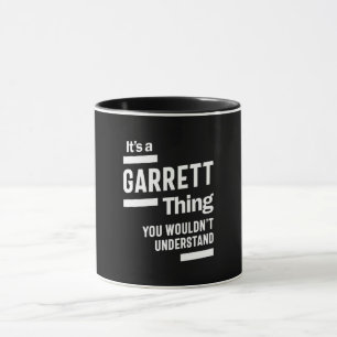 Caneca Presente de Aniversário do Nome Personalizado Garr