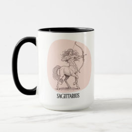 Caneca Presente de aniversário do zodíaco de Sagitário no
