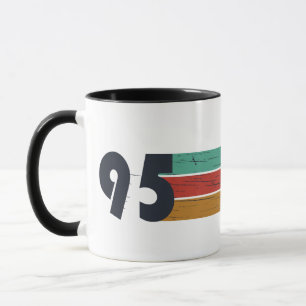 Caneca Presente de aniversário em estilo vintage elegante