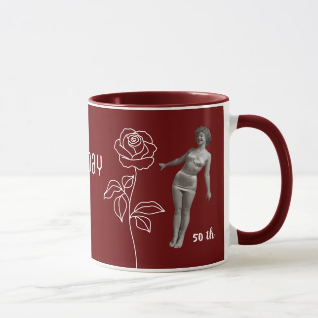 Caneca presente de aniversário para o amante do vinho tin (Direita)