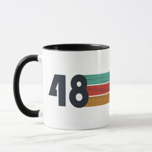 Caneca Presente de aniversário vintage elegante nascido e