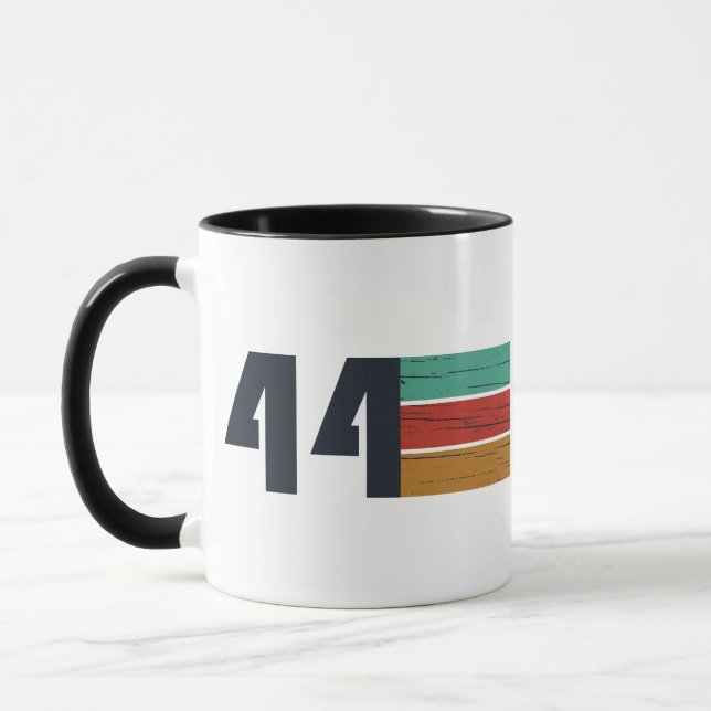 Caneca presente de aniversário vintage nascido em 1944 (Esquerda)