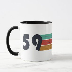 Caneca Presente de aniversário vintage nascido em 1959