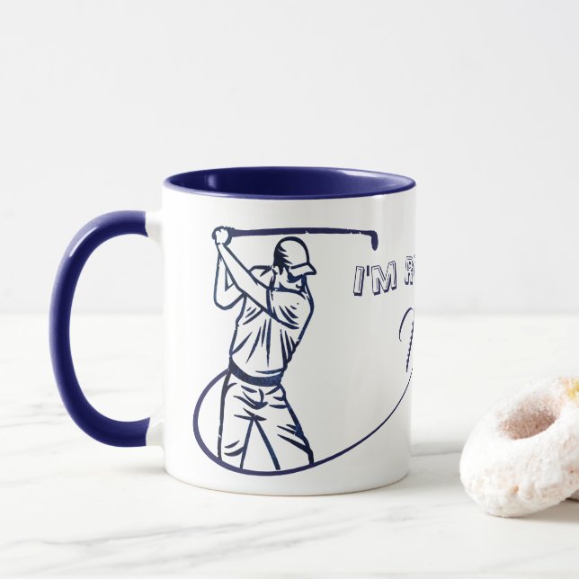Caneca Presente de Aposentadoria Personalizado para um Go (Com Donut)