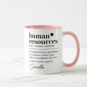 Caneca Presente de Apreciação de HR, Definição de Recurso