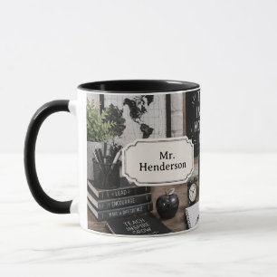 Caneca Presente de Apreciação para Professores Preto e Br