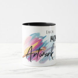 Caneca Presente de Arte de Atenção Criativa para Ele Ela