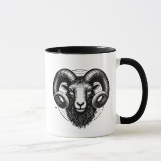 Caneca Presente de Astronomia do Zodíaco de Áries