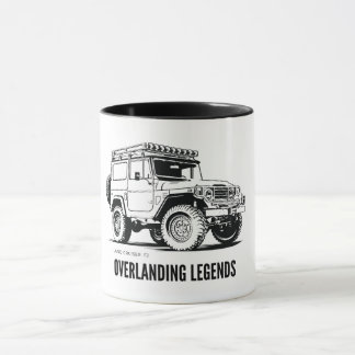 Caneca Presente de Aventura de Campanha | Land Cruiser FJ